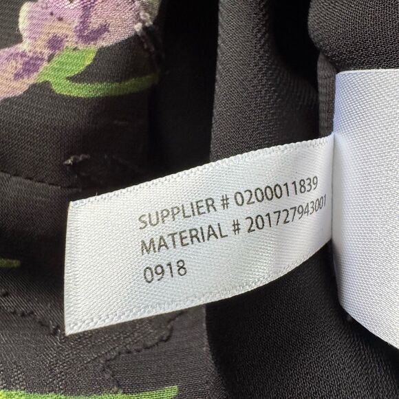 Lauren Ralph Lauren Ozarra Georgette Floral Print Mock Neck Top Womens Sz 4P - Picture 8 of 14